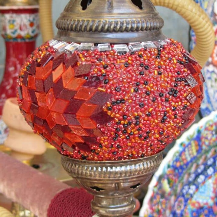 Mosaic details in Istanbul, Turkey